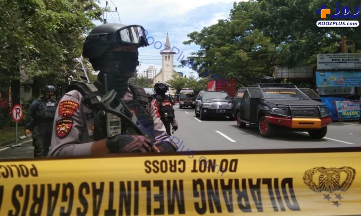 انفجار بمب در کلیسای اندونزی+عکس