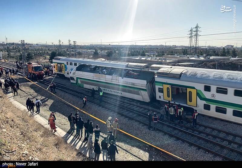 تصاویر جدید از محل حادثه مترو کرج - تهران
