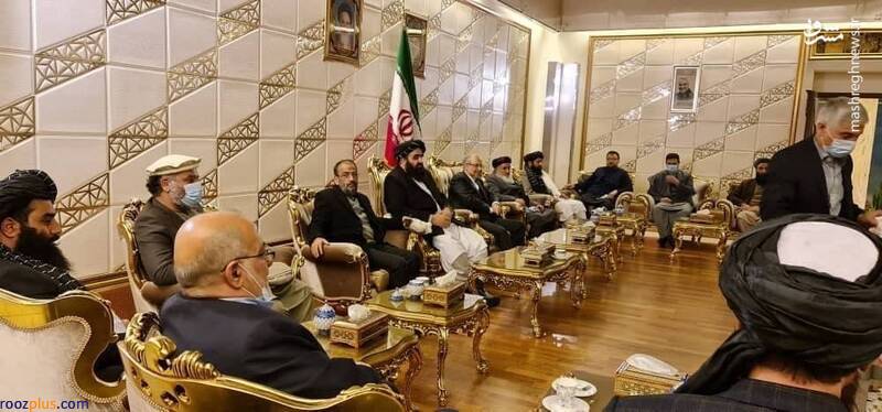 وزیر خارجه طالبان در تهران +عکس