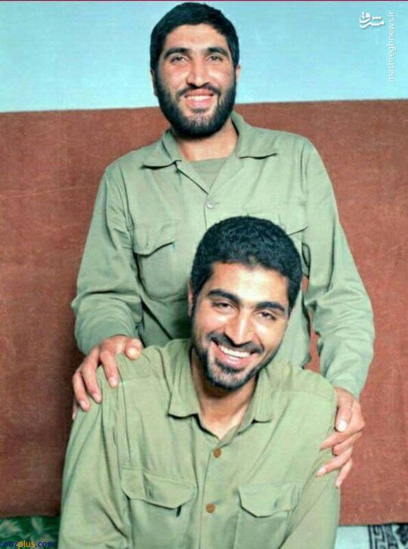عکس/ لبخند دو سردار شهید در یک قاب