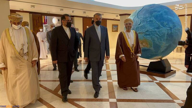 دیدار امیر عبداللهیان با وزیر امور خارجه عمان/عکس
