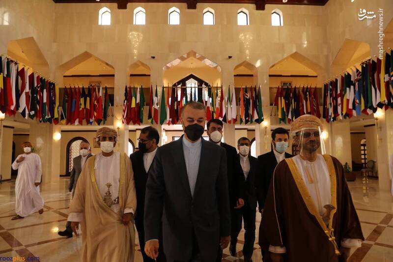 دیدار امیر عبداللهیان با وزیر امور خارجه عمان/عکس