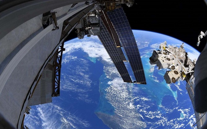 انتشار تصویری از دریای کارائیب و انحنای سیاره زمین از نمای ISS