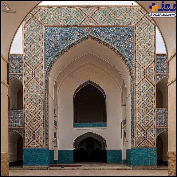 عکس/ ایوان جنوبی مسجد امیر چقماق یزد