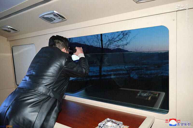 آزمایش موشکی جدید کره شمالی با حضور کیم جونگ اون/عکس