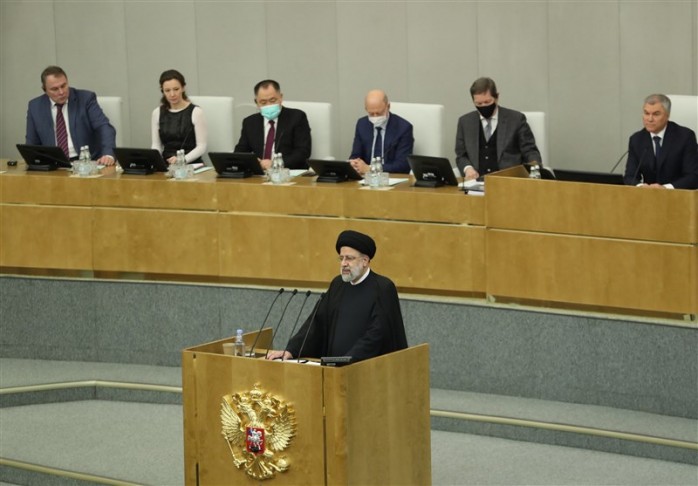 ببینید/سخرانی آیت الله رئیسی در مجلس دومای روسیه: روابط دو کشور باید به گونه ای تنظیم شود که از مداخلات عناصر ثالث مصون بماند