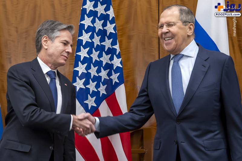 عکس/ دیدار وزرای امور خارجه روسیه و آمریکا در ژنو