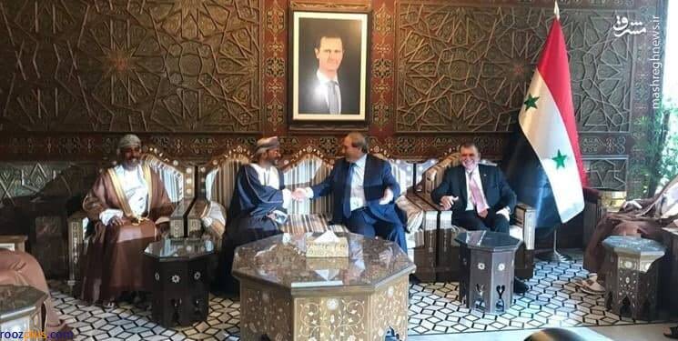 سفر وزیر خارجه عمان به دمشق/عکس