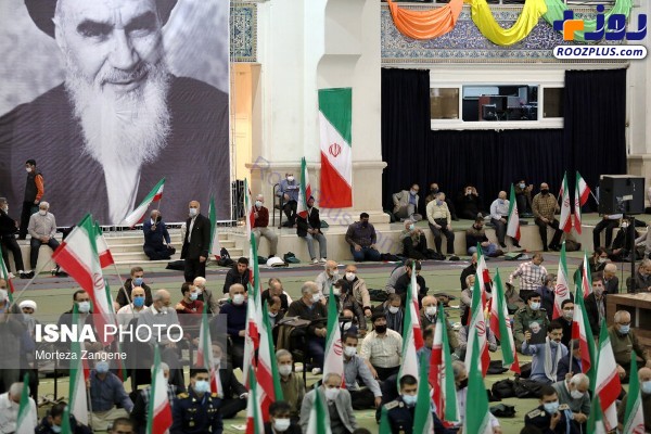 عکس/ سخنرانی رئیس جمهور در نماز جمعه تهران