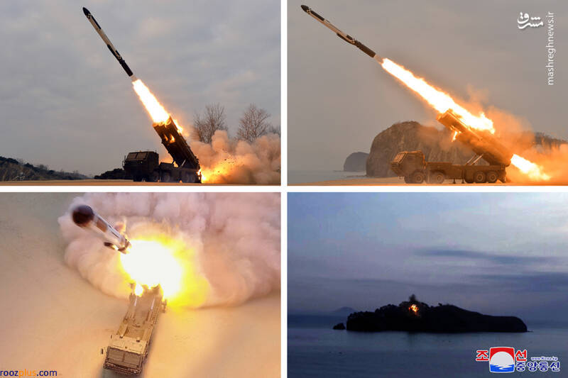 آزمایش دو موشک جدید کره‌ شمالی +عکس