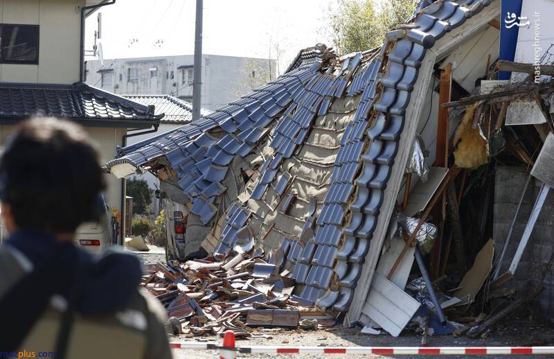 خسارت زلزله مهیب در ژاپن/ عکس