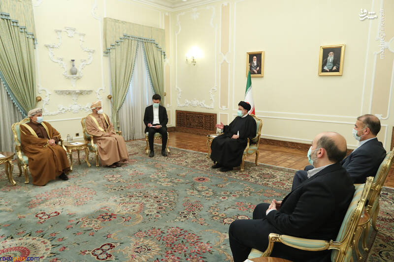 دیدار وزیر خارجه عمان با رئیس جمهور/عکس