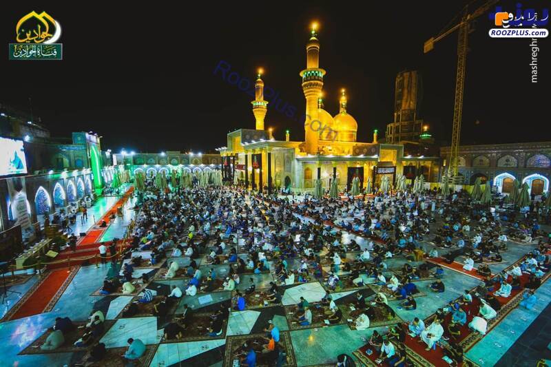 زائران حرم امامین کاظمین در شب نوزدهم رمضان +عکس