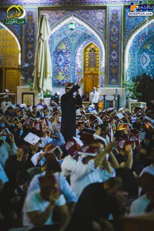 زائران حرم امامین کاظمین در شب نوزدهم رمضان +عکس