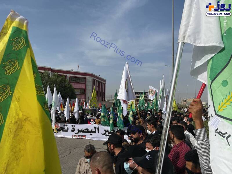 تجمع روز قدس در بصره عراق +عکس