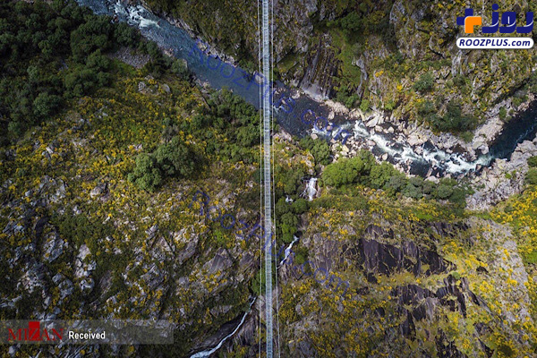 طولانی‌ترین پل معلق پیاده جهان در پرتغال +عکس