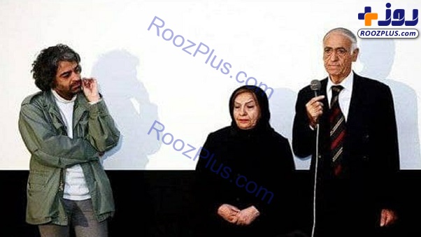بابک خرمدین در کنار پدر و مادر قاتلش/عکس