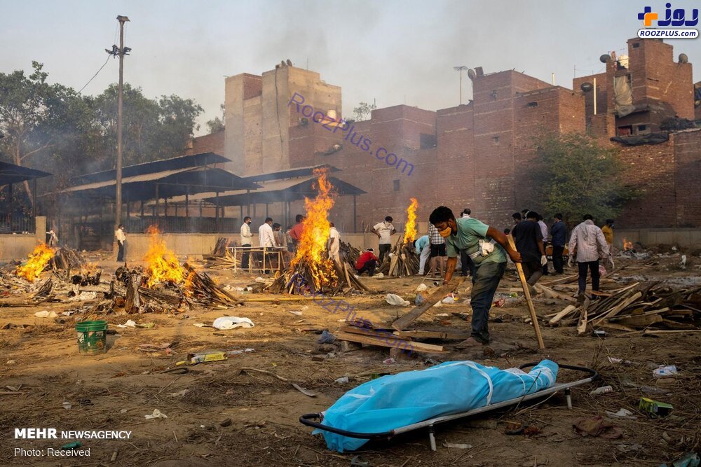 سوختن هند در جهنم کرونا +عکس