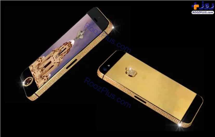 گوشی‌های مزین به الماس و طلا که قیمتشان سر به فلک می‌زند+ تصاویر