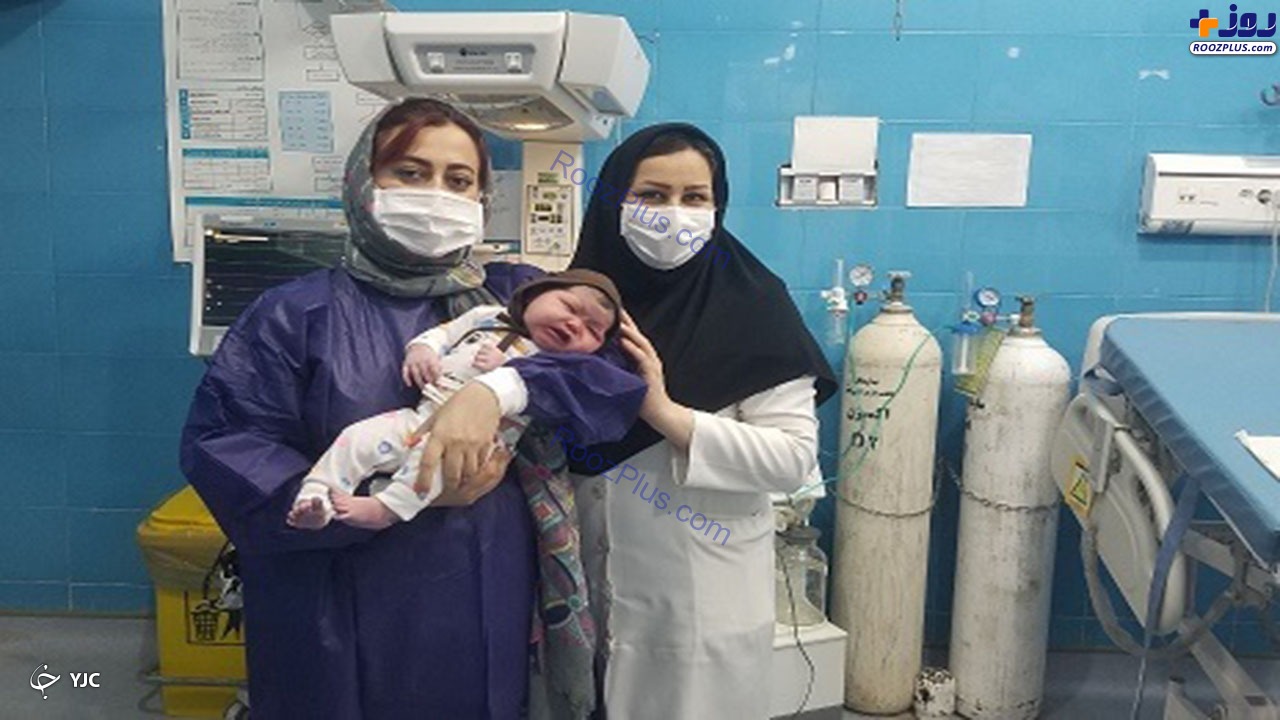 تولد نوزاد 6کیلویی در شهرستان مهر +عکس