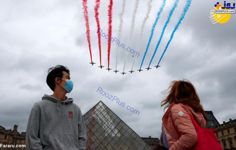 رژه روز ملی فرانسه پس از یک سال وقفه +عکس