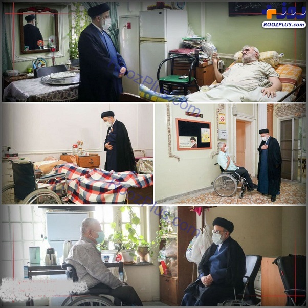 «رئیسی» سرزده به آسایشگاه جانبازان امام خمینی(ره) رفت +عکس