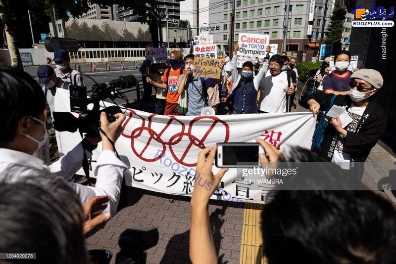 اعتراض به برگزاری المپیک توکیو با وجود شیوع کرونا /عکس