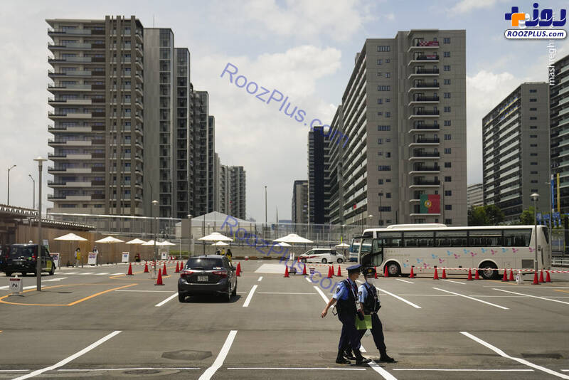 تدابیر امنیتی در دهکده المپیک توکیو+عکس