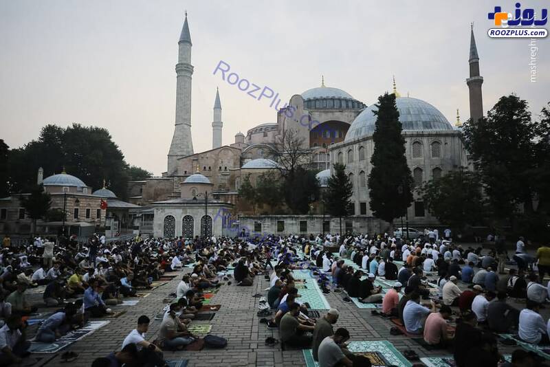 برگزاری نماز عید قربان در ترکیه+عکس