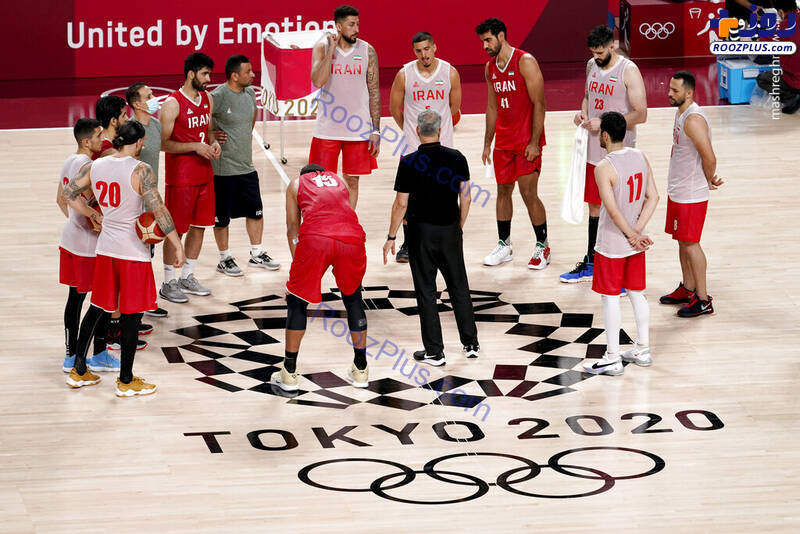 تمرین تیم ملی بسکتبال ایران در توکیو+عکس