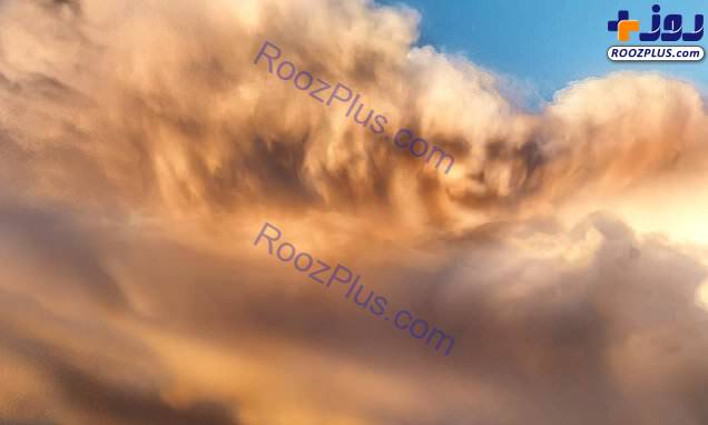 عکس جالب عکاس نوجوان از ابرهای طوفان زا