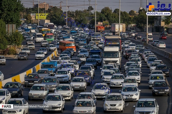 شرایط بحرانی کرونا و بازهم ترافیک سنگین محور تهران-کرج +عکس