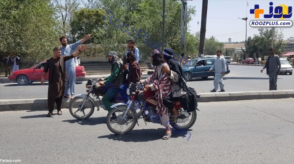 گشت‌زنی عناصر طالبان در کابل +عکس