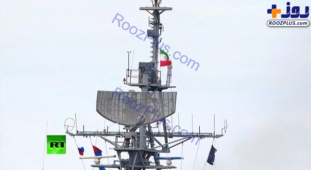 حضور ناوشکن «سهند» در رژه دریایی به‌مناسبت روز نیروی دریایی روسیه +تصاویر