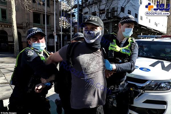 آشوب در خیابان های ملبورن؛ 6 مأمور پلیس روانه بیمارستان شدند +تصاویر