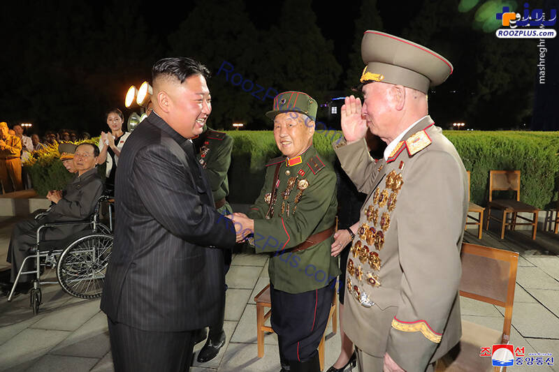 گرامیداشت آتش بس جنگ دو کره با حضور کیم جونگ اون+ عکس