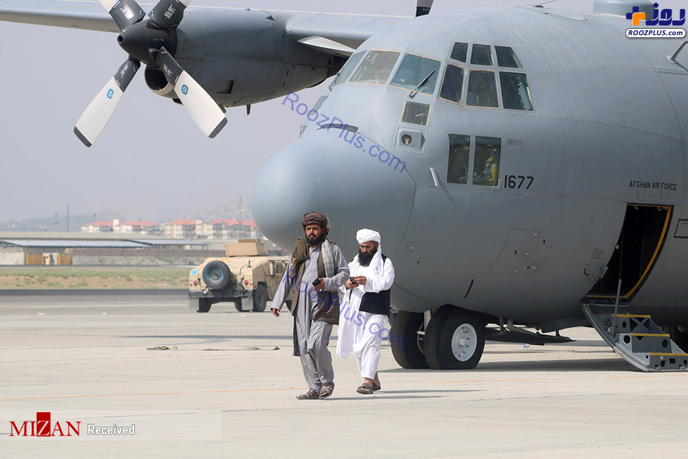 عکس/ تسخیر فرودگاه کابل توسط طالبان