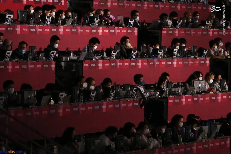 حضور خبرنگاران در اختتامیه پارالمپیک+عکس