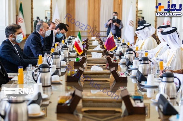 عکس/ديدار وزيران امور خارجه قطر و ايران