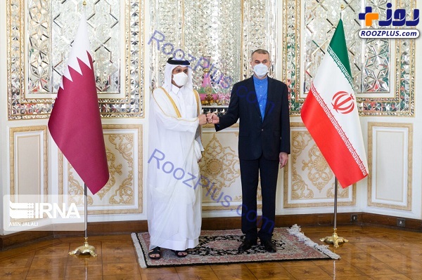 عکس/ديدار وزيران امور خارجه قطر و ايران