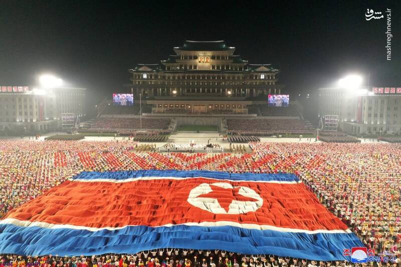 رژه نظامی به مناسبت سالگرد تأسیس کره شمالی+عکس