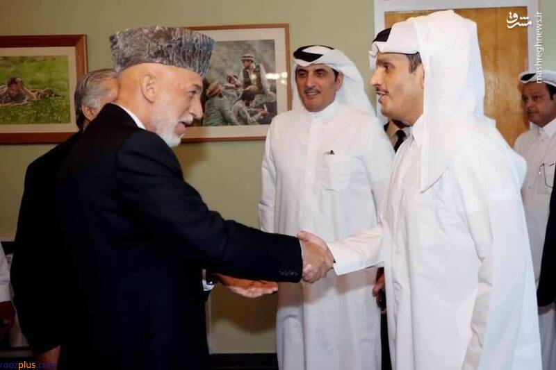 دیدار وزیر خارجه قطر با کرزی و عبدالله عبدالله/عکس