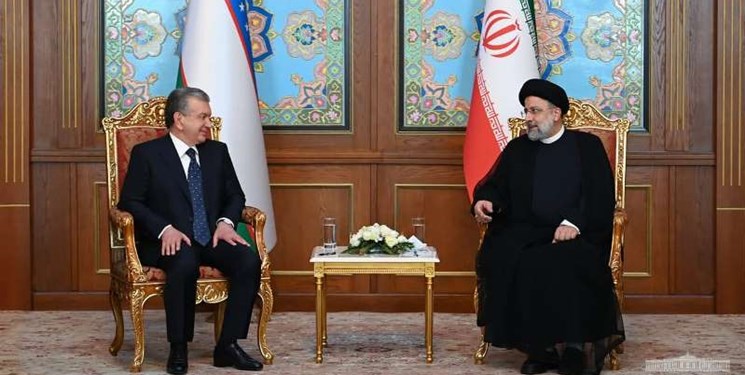 روسای جمهوری ایران و ازبکستان در «دوشنبه» دیدار کردند