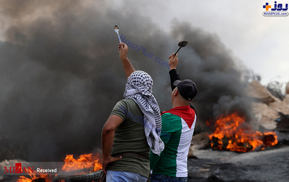 قاشق نماد مبارزه در فلسطين +عکس