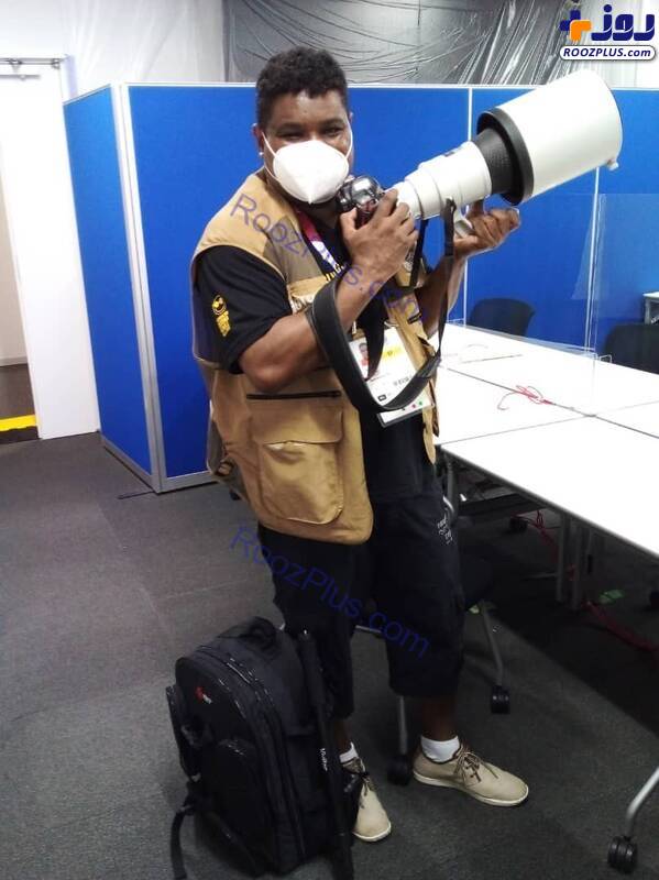 عکاس نابینا در پارالمپیک توکیو +عکس