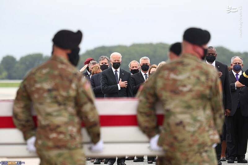 بازگشت تابوت سربازان تروریست آمریکایی از افغانستان+عکس