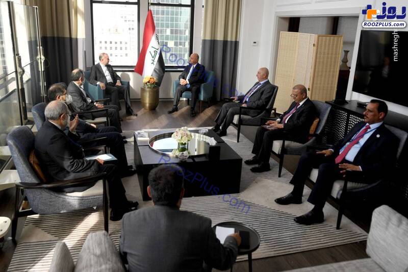 دیدار امیرعبداللهیان با رئیس جمهور عراق +عکس
