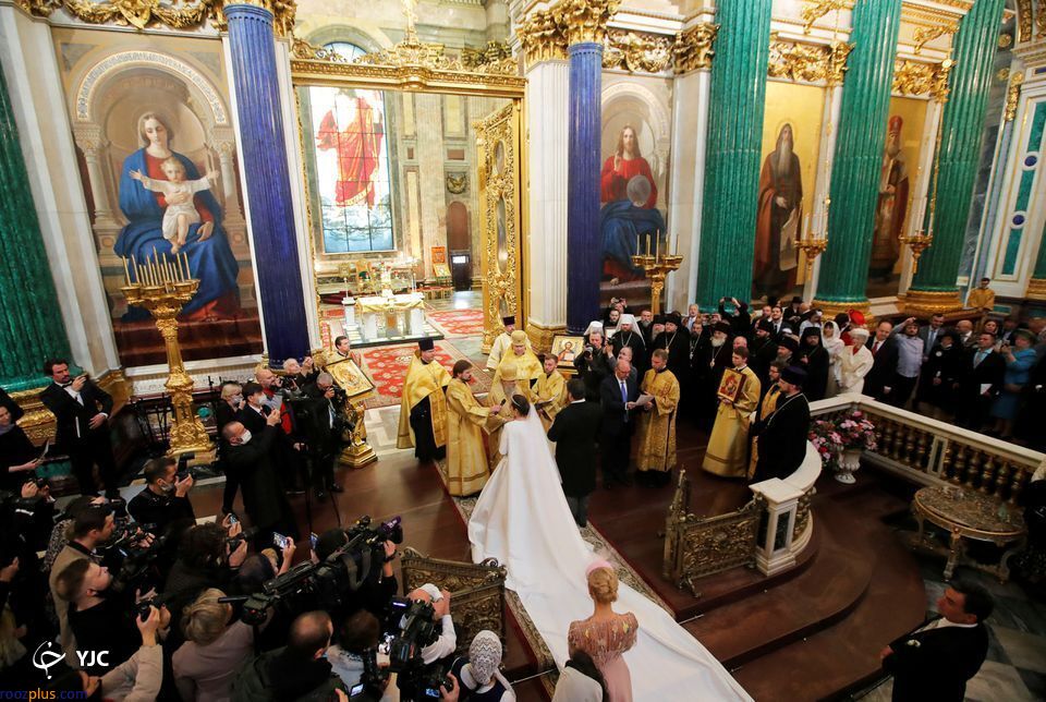مراسم عروسی سلطنتی در روسیه +عکس