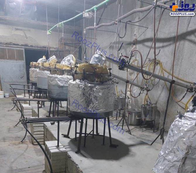 عکس/ کشف کارگاه تولید مواد مخدر تروریست‌ها در سوریه