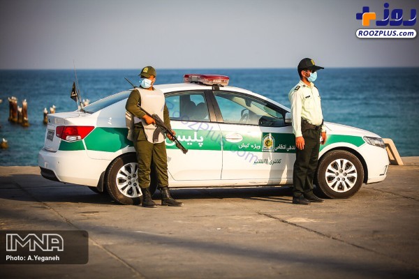 فعالیت نیروی انتظامی در جزیره کیش +عکس